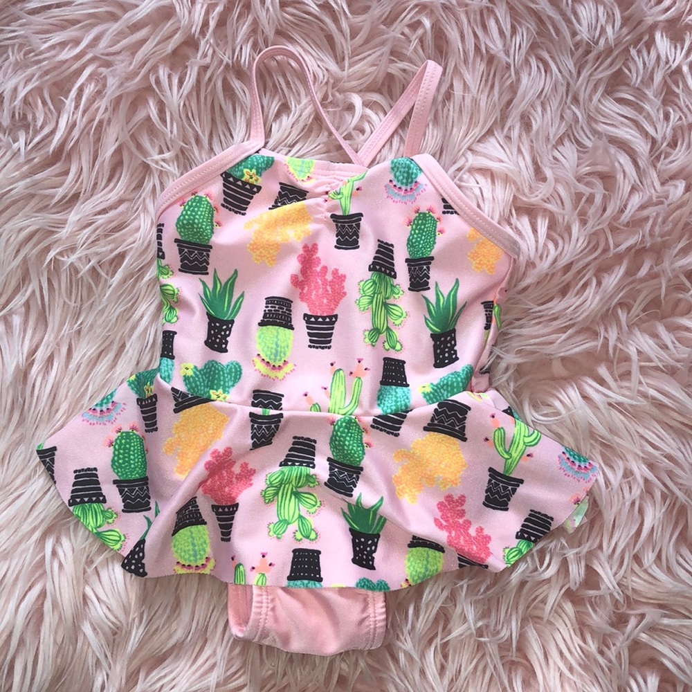 Cactus themed infant one piece swim suit 🌵🌵